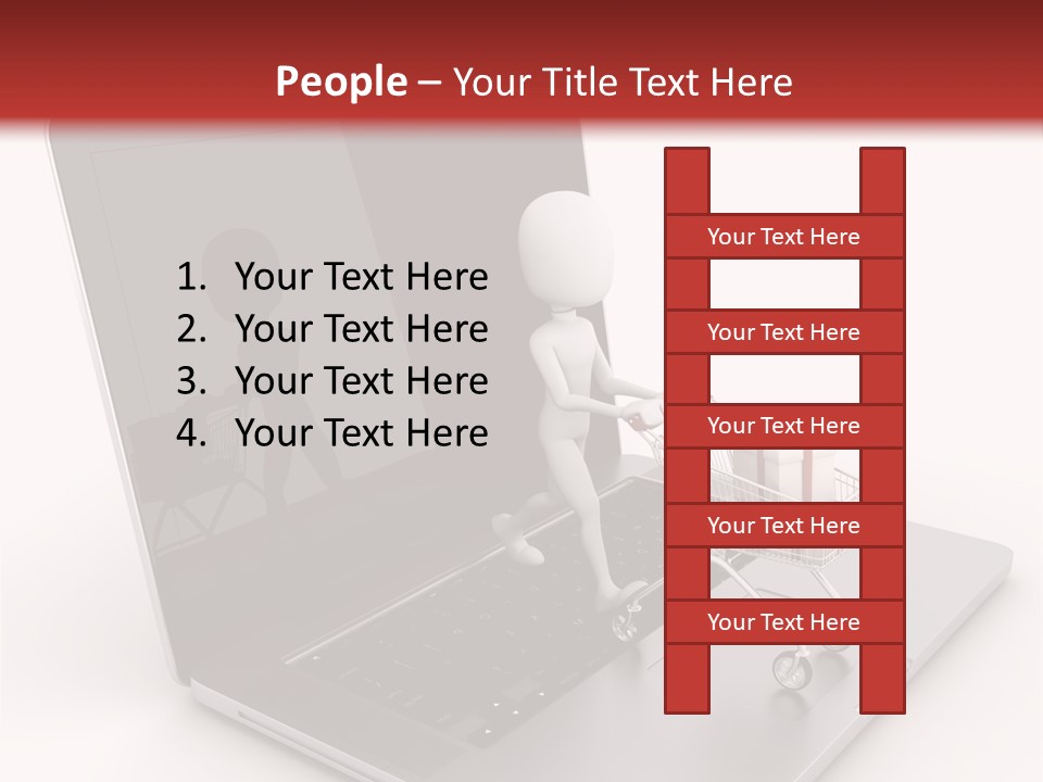 Digital Commerce Isolated PowerPoint Template