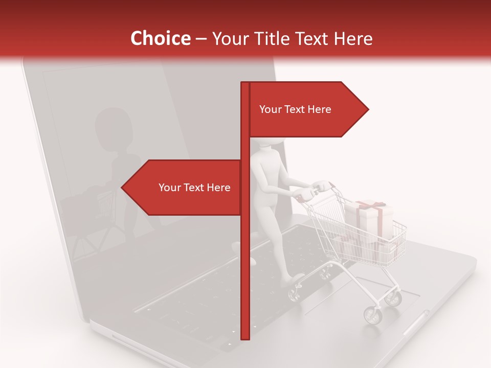 Digital Commerce Isolated PowerPoint Template