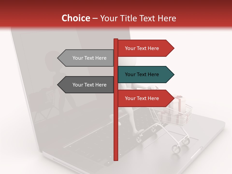 Digital Commerce Isolated PowerPoint Template