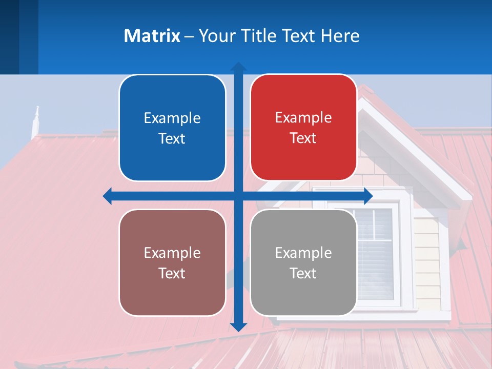 Red Dormer Vivid PowerPoint Template