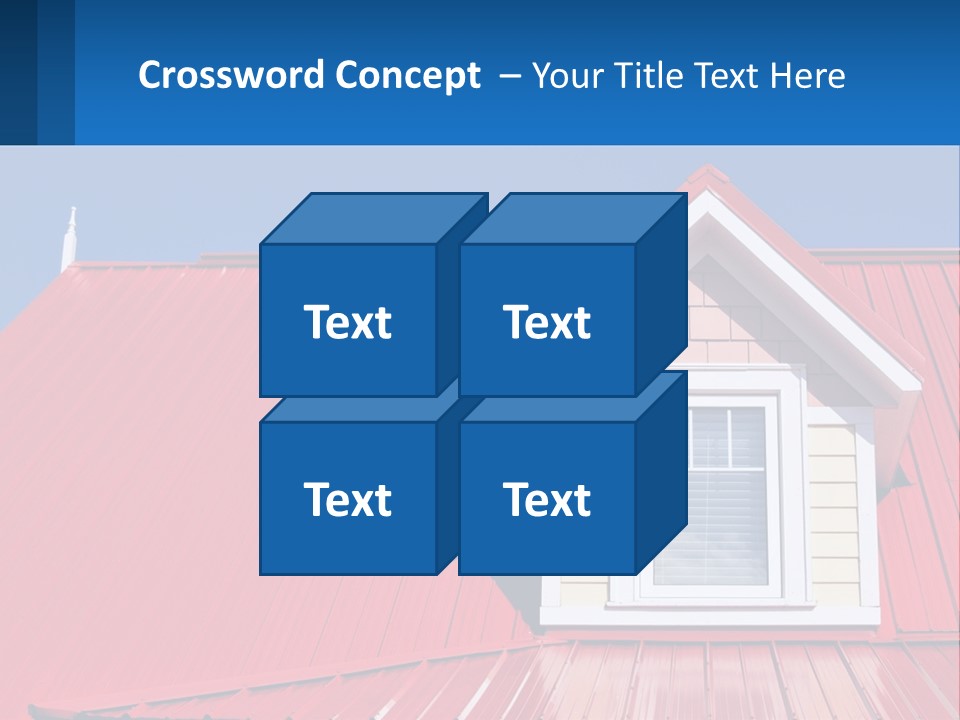 Red Dormer Vivid PowerPoint Template