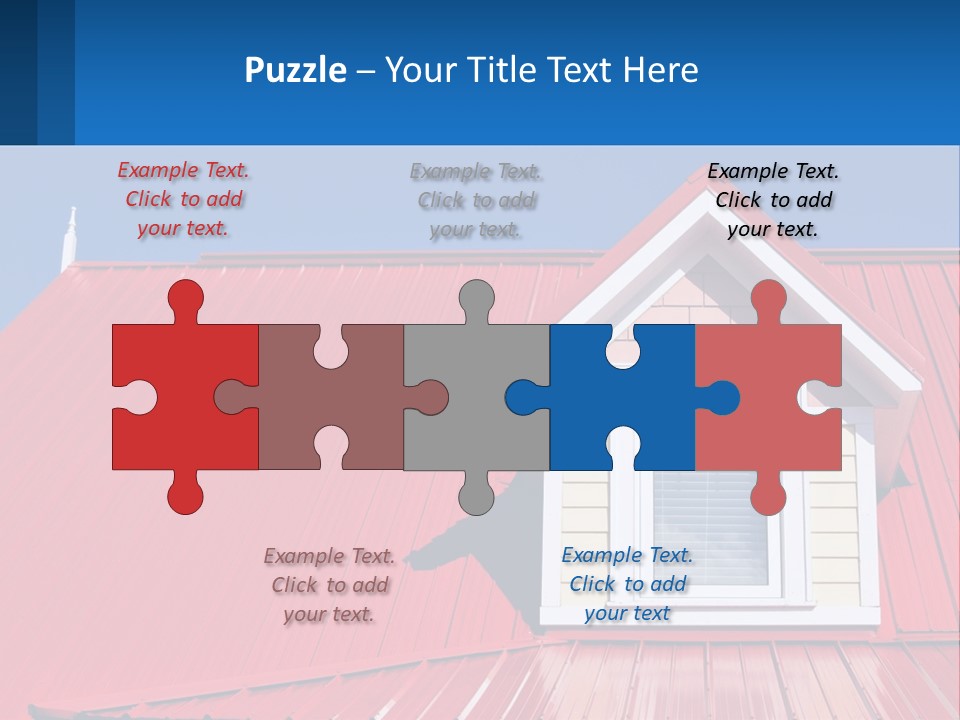 Red Dormer Vivid PowerPoint Template