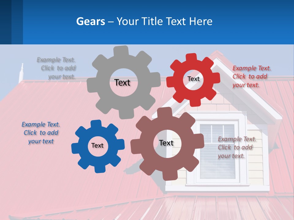 Red Dormer Vivid PowerPoint Template