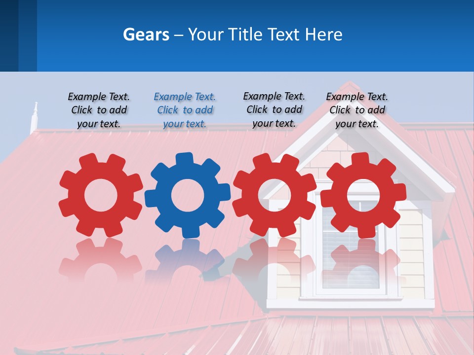 Red Dormer Vivid PowerPoint Template