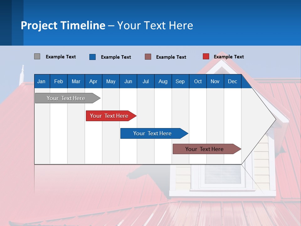 Red Dormer Vivid PowerPoint Template
