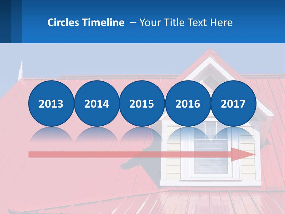 Red Dormer Vivid PowerPoint Template