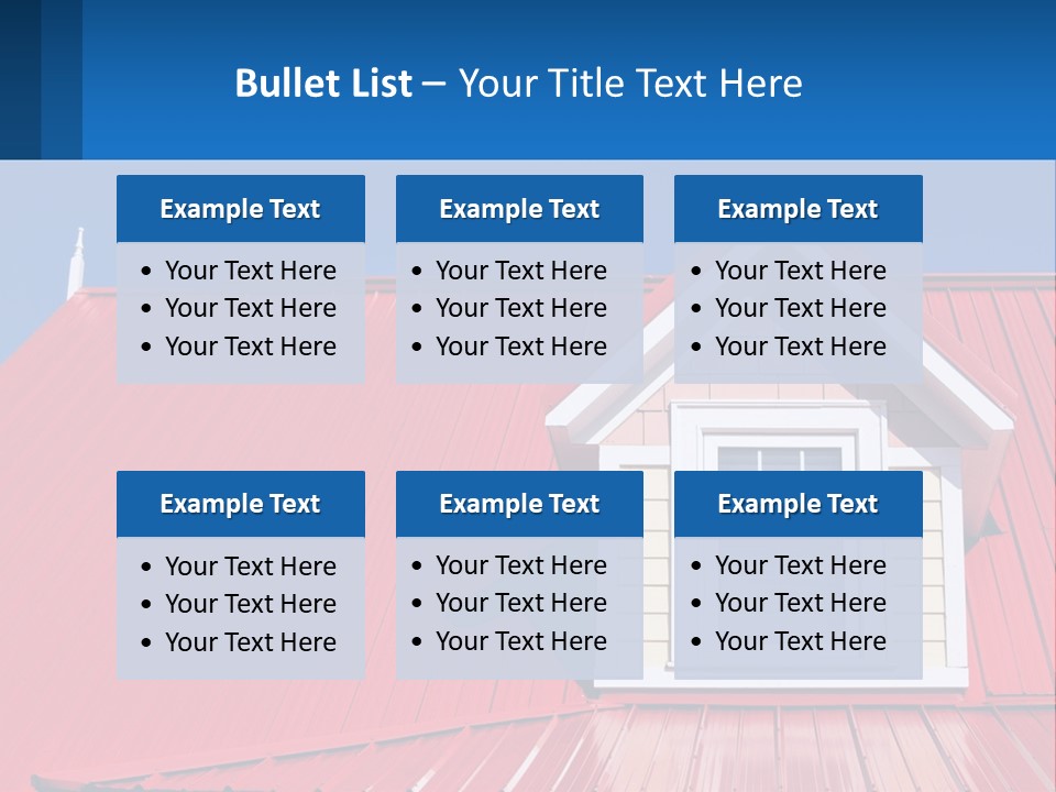 Red Dormer Vivid PowerPoint Template
