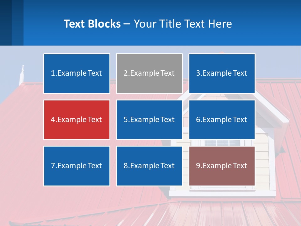 Red Dormer Vivid PowerPoint Template