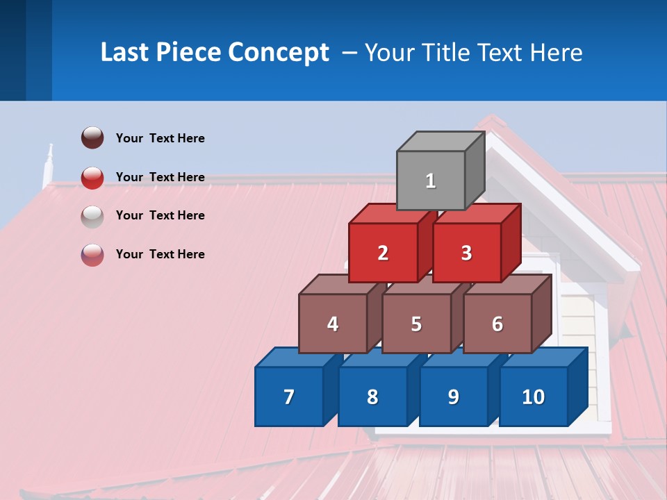 Red Dormer Vivid PowerPoint Template