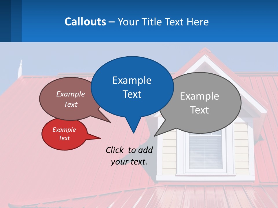 Red Dormer Vivid PowerPoint Template