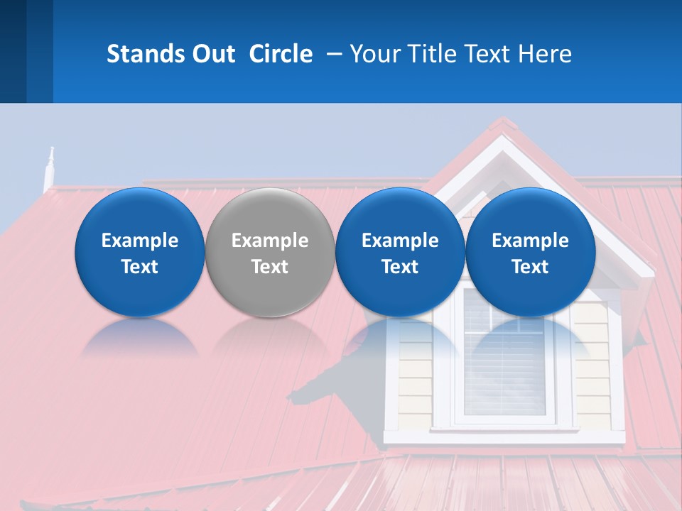 Red Dormer Vivid PowerPoint Template