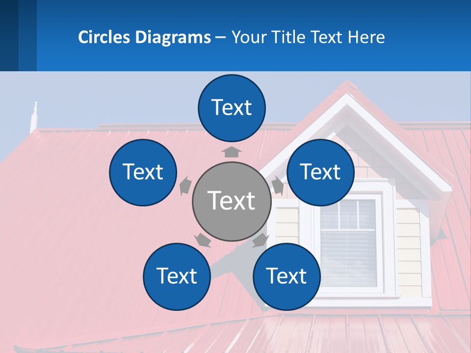 Red Dormer Vivid PowerPoint Template