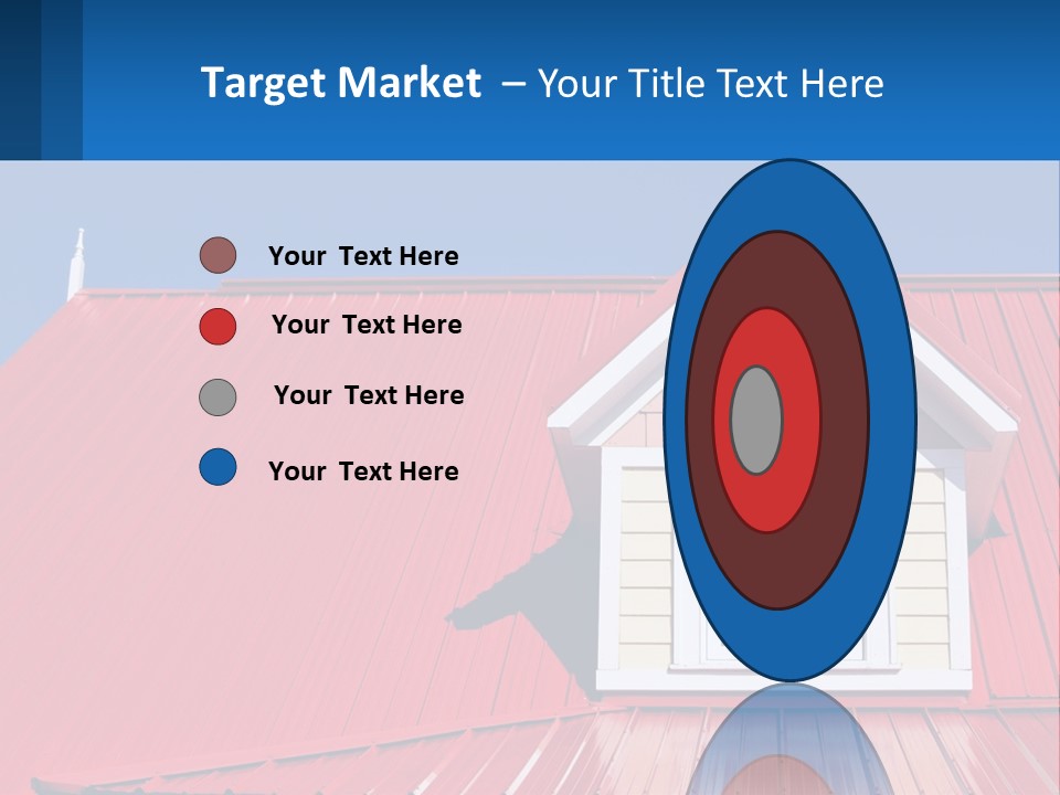 Red Dormer Vivid PowerPoint Template