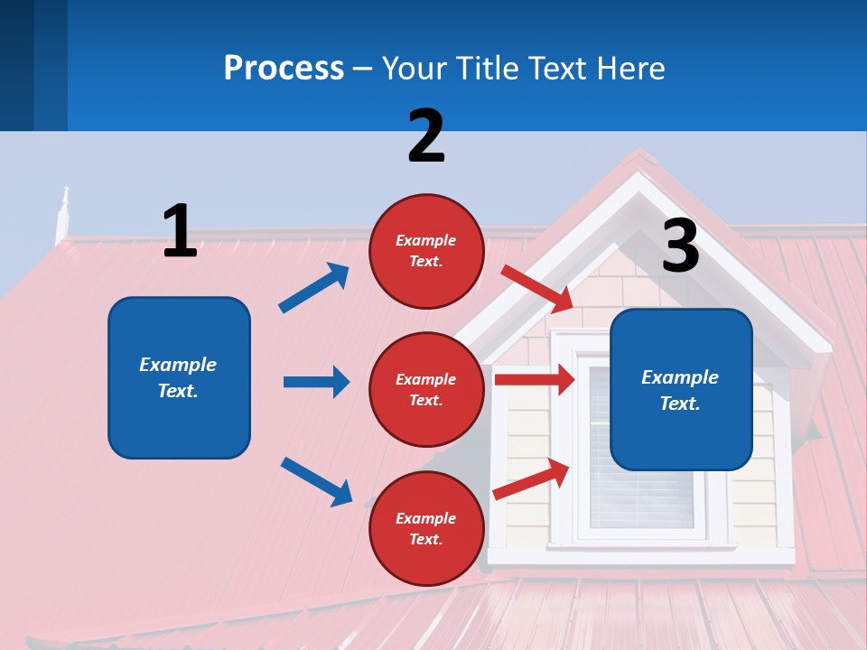 Red Dormer Vivid PowerPoint Template