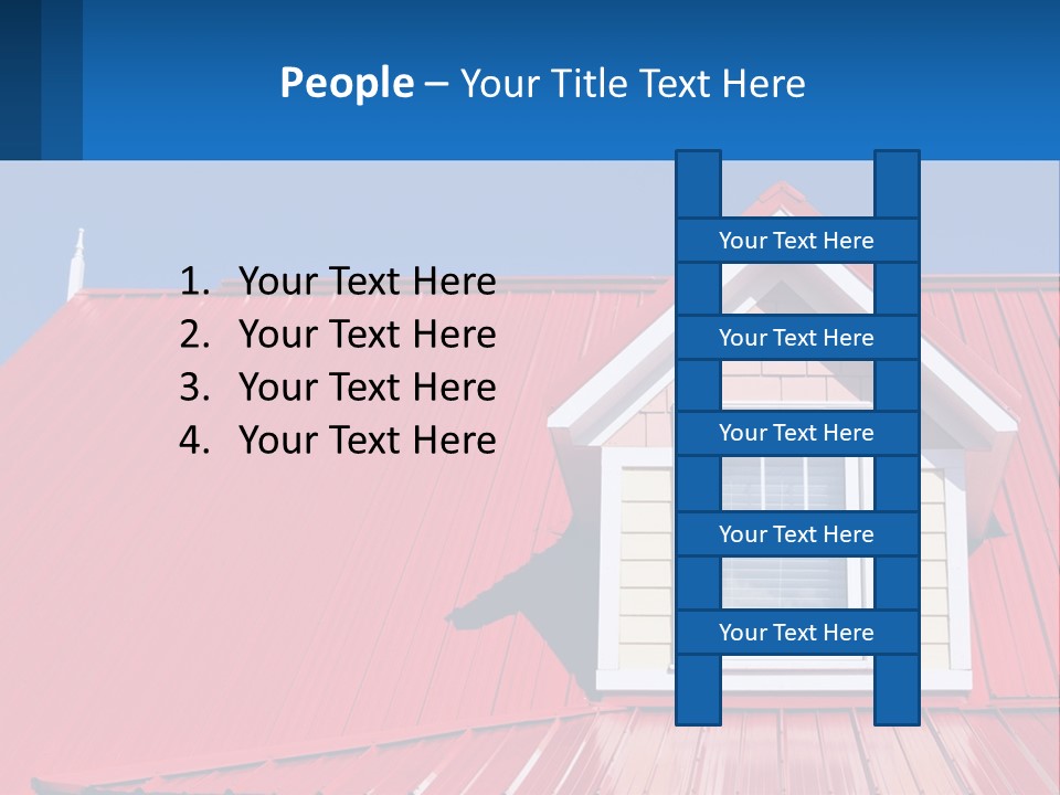 Red Dormer Vivid PowerPoint Template