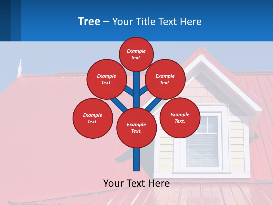 Red Dormer Vivid PowerPoint Template