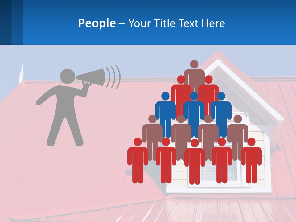 Red Dormer Vivid PowerPoint Template