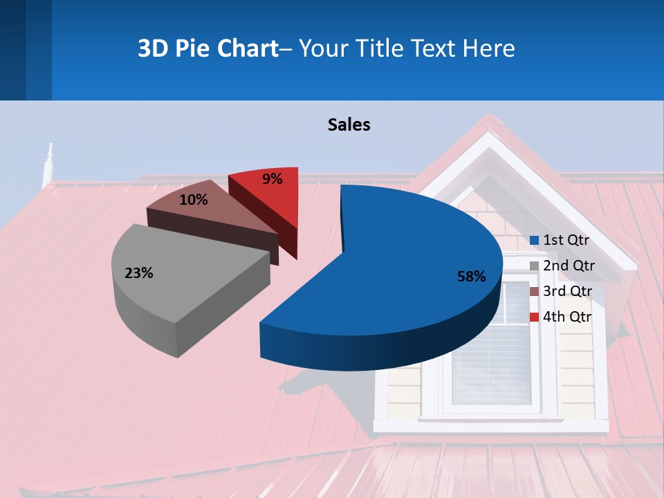 Red Dormer Vivid PowerPoint Template
