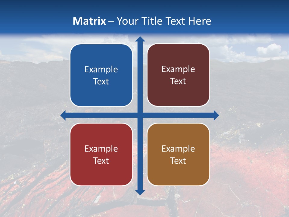 Idaho Metamorphic Landscape PowerPoint Template