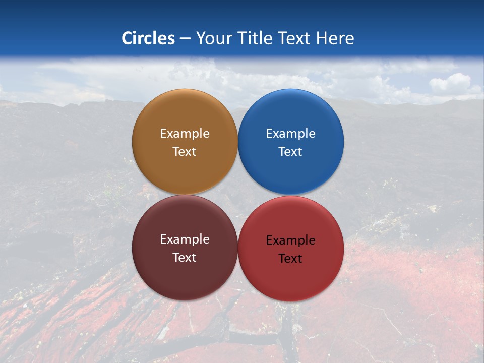 Idaho Metamorphic Landscape PowerPoint Template