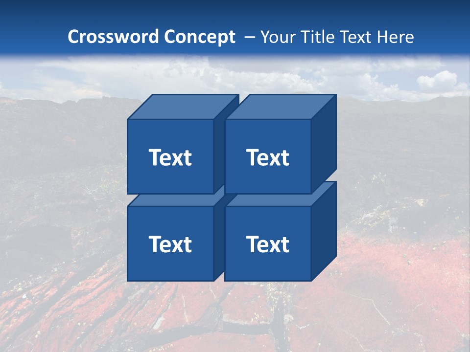 Idaho Metamorphic Landscape PowerPoint Template