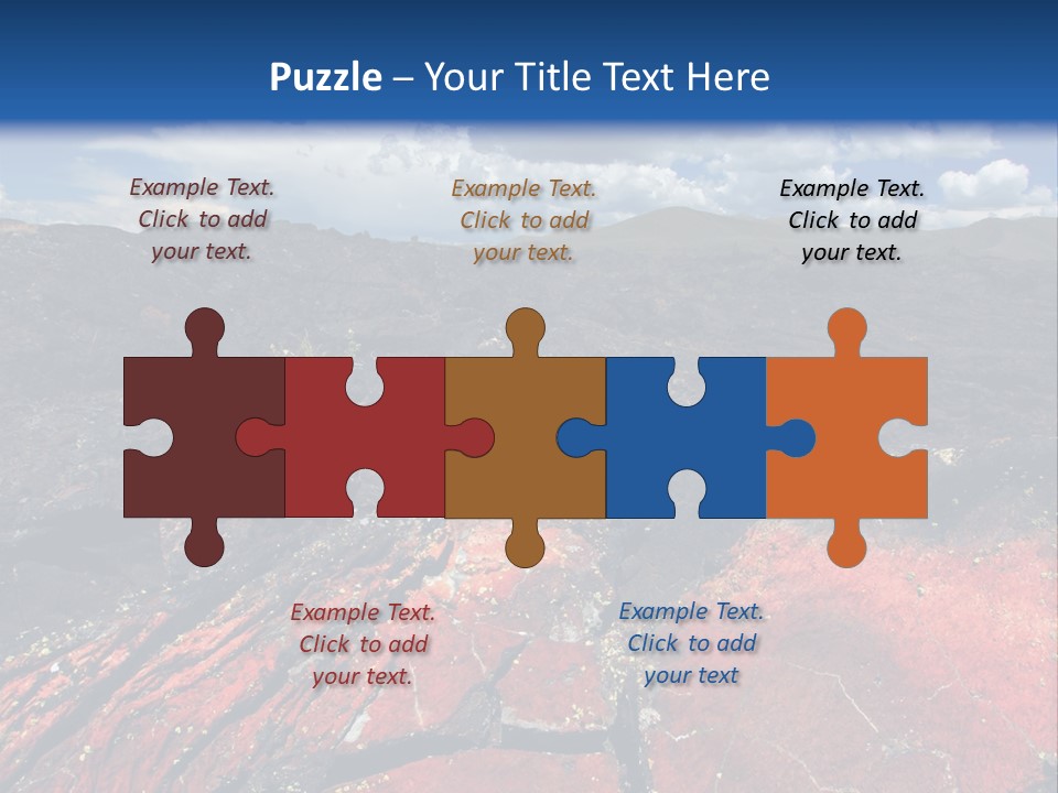 Idaho Metamorphic Landscape PowerPoint Template