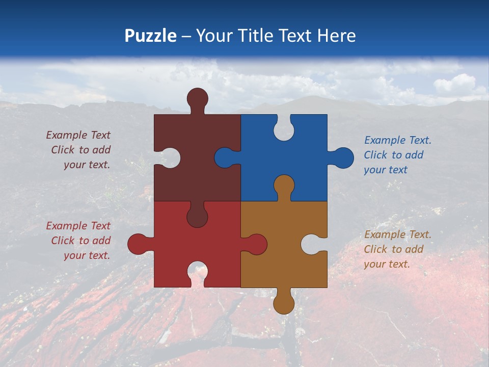 Idaho Metamorphic Landscape PowerPoint Template