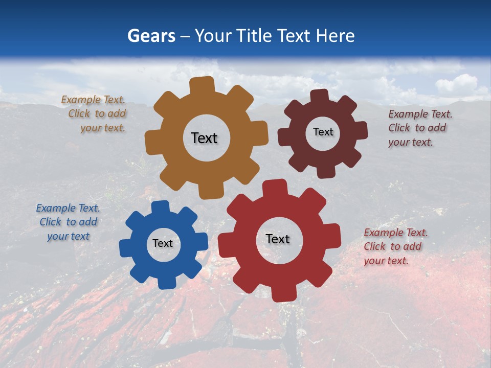 Idaho Metamorphic Landscape PowerPoint Template