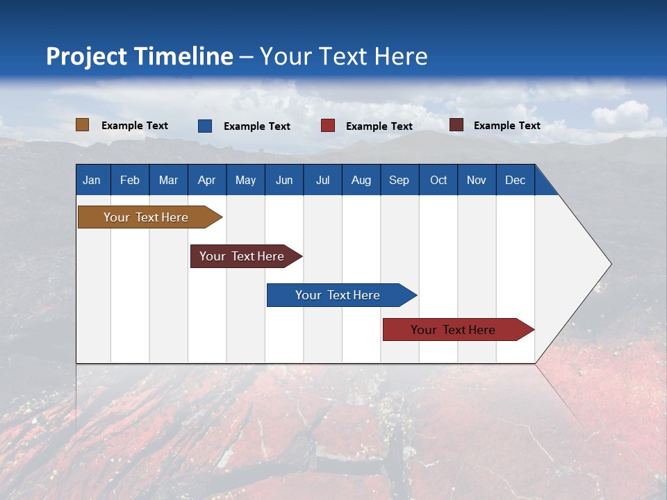 Idaho Metamorphic Landscape PowerPoint Template