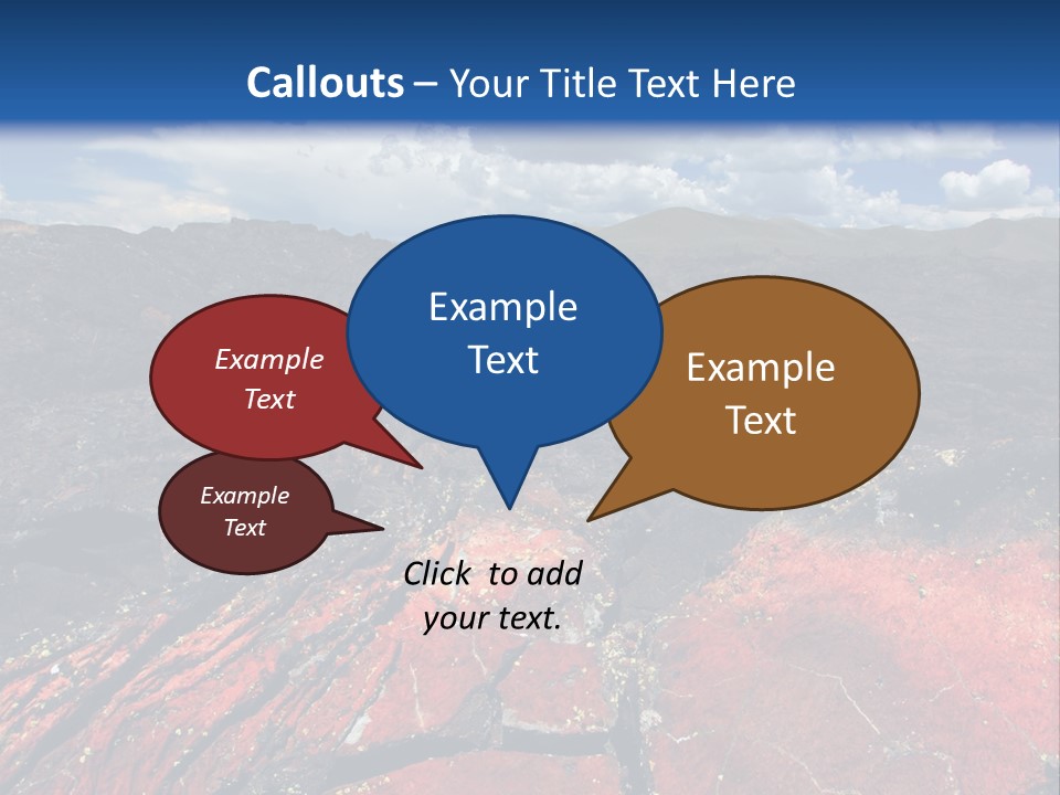 Idaho Metamorphic Landscape PowerPoint Template