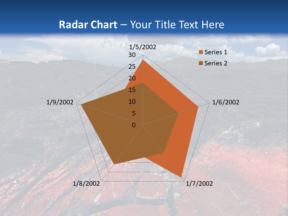Idaho Metamorphic Landscape PowerPoint Template