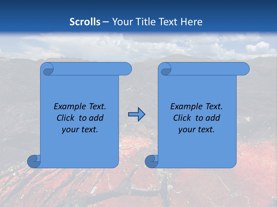Idaho Metamorphic Landscape PowerPoint Template