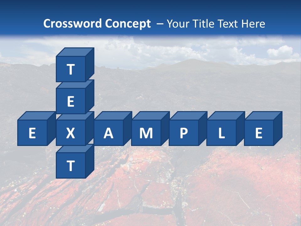 Idaho Metamorphic Landscape PowerPoint Template
