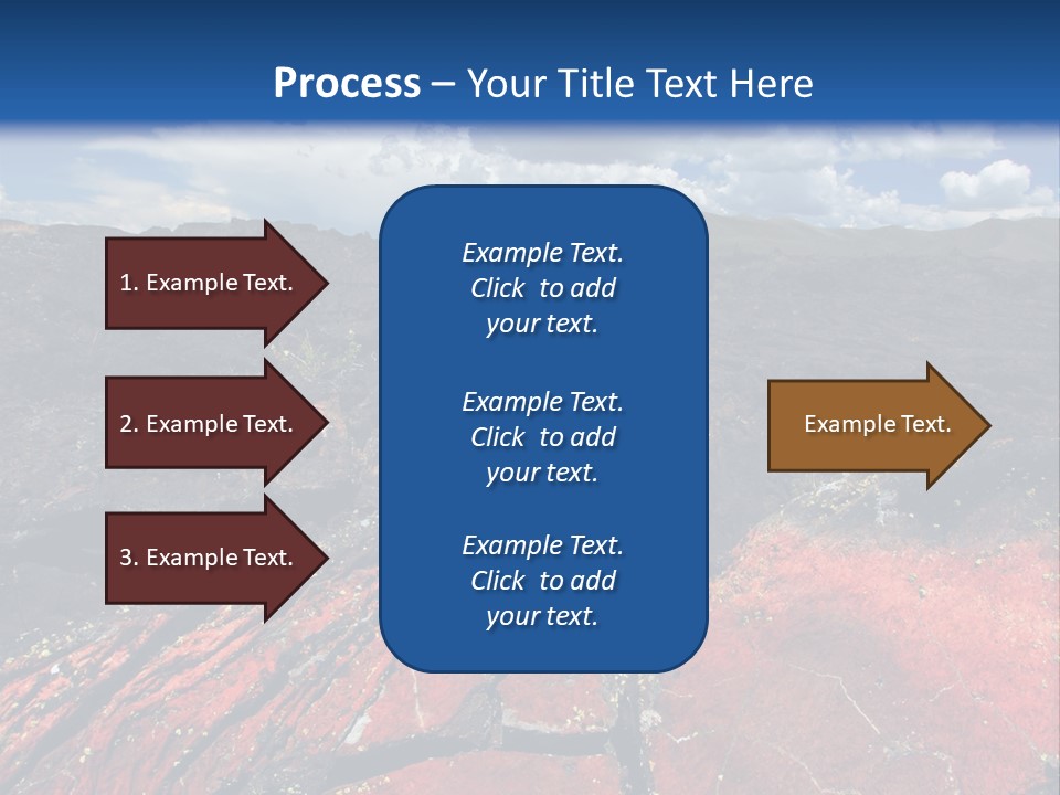 Idaho Metamorphic Landscape PowerPoint Template