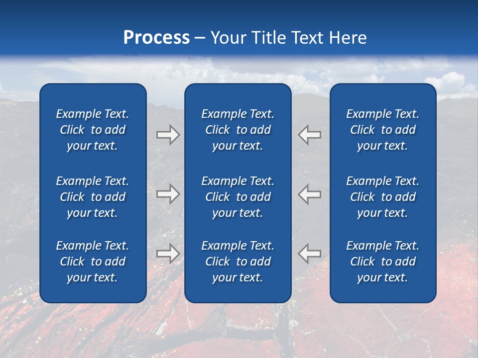 Idaho Metamorphic Landscape PowerPoint Template