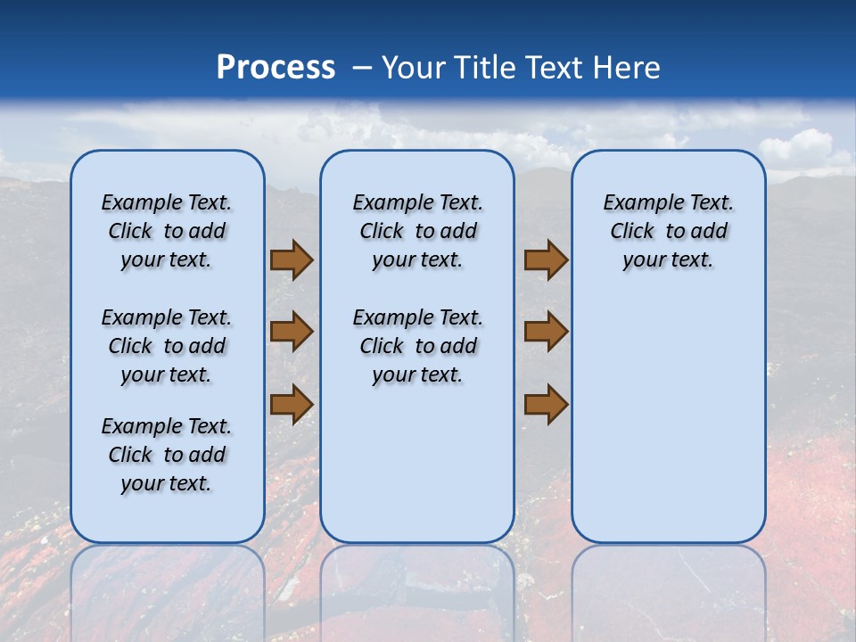 Idaho Metamorphic Landscape PowerPoint Template