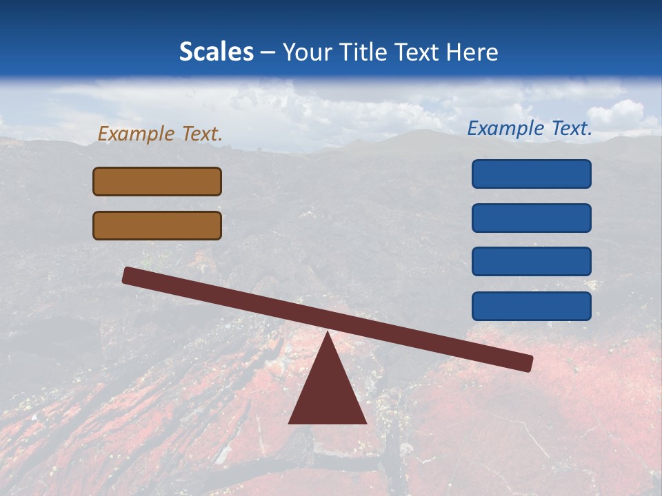 Idaho Metamorphic Landscape PowerPoint Template
