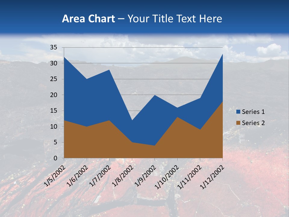 Idaho Metamorphic Landscape PowerPoint Template