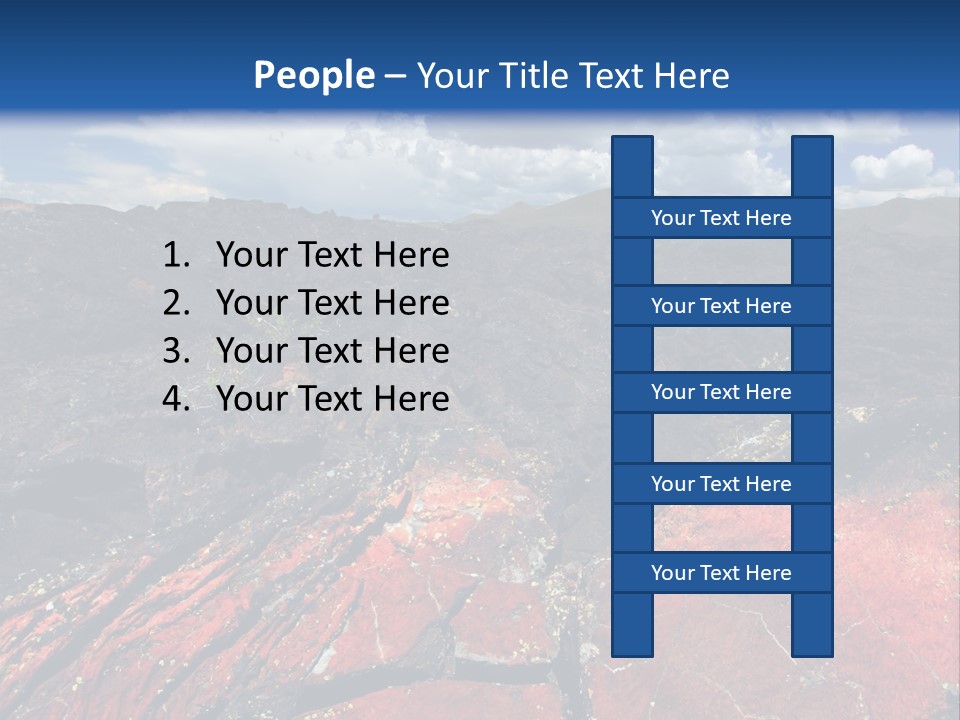 Idaho Metamorphic Landscape PowerPoint Template