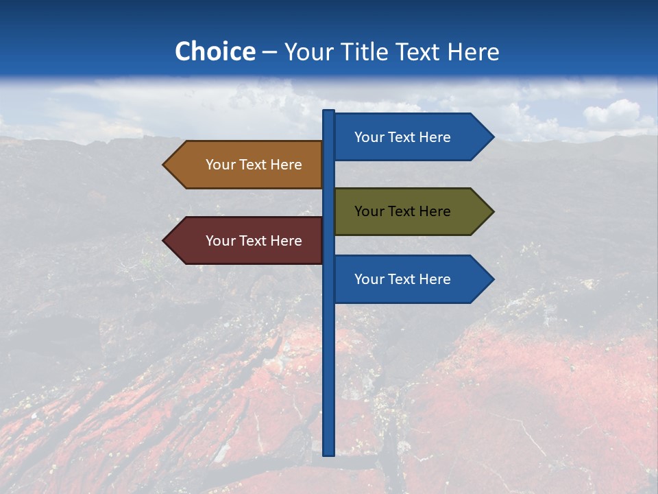 Idaho Metamorphic Landscape PowerPoint Template