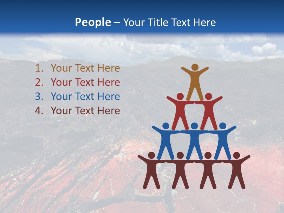 Idaho Metamorphic Landscape PowerPoint Template