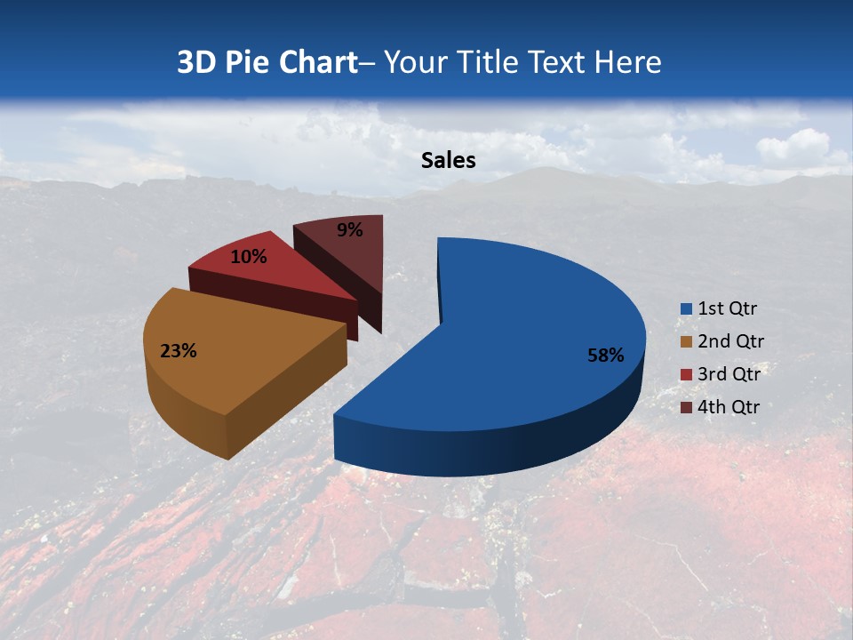 Idaho Metamorphic Landscape PowerPoint Template
