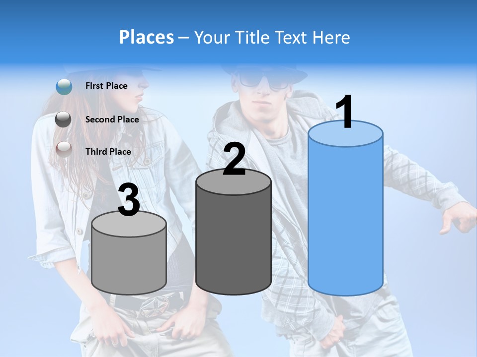 Fashion Rapper Teen PowerPoint Template