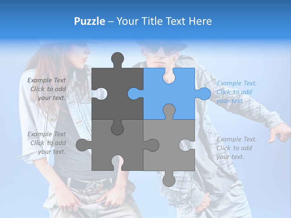 Fashion Rapper Teen PowerPoint Template