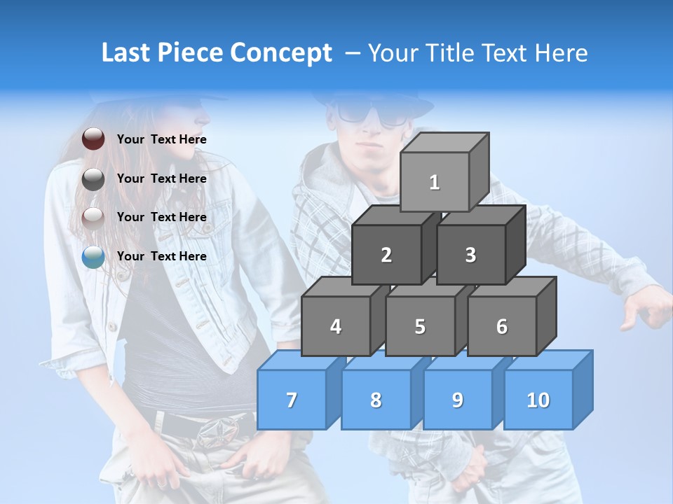 Fashion Rapper Teen PowerPoint Template