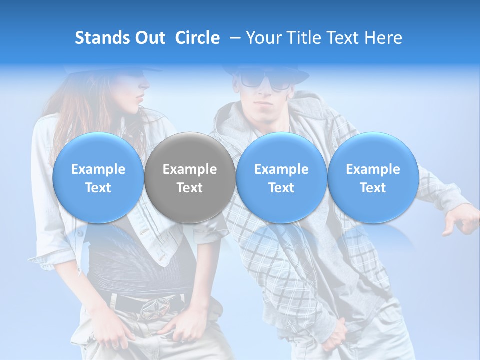 Fashion Rapper Teen PowerPoint Template