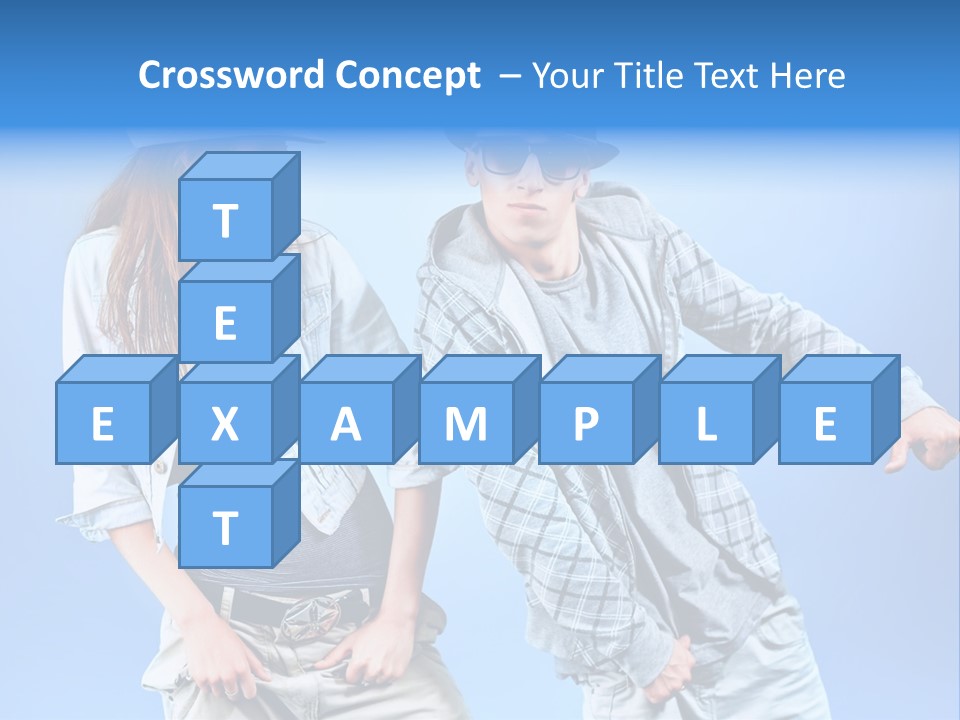 Fashion Rapper Teen PowerPoint Template