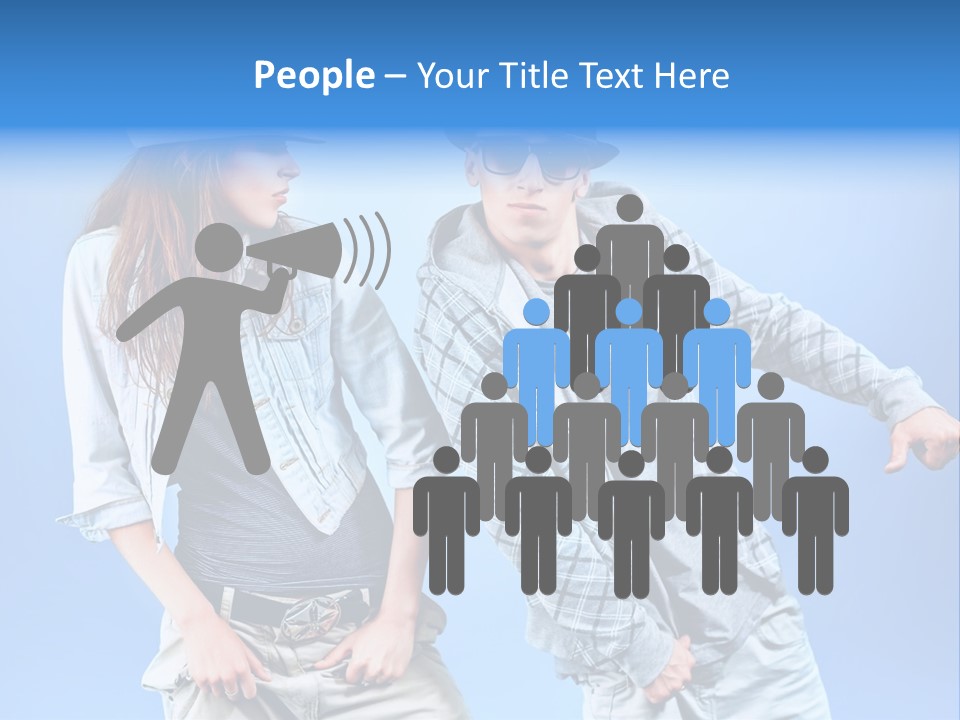 Fashion Rapper Teen PowerPoint Template