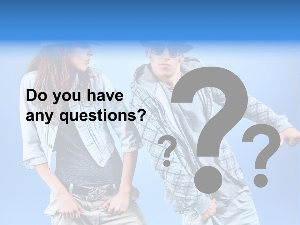 Fashion Rapper Teen PowerPoint Template