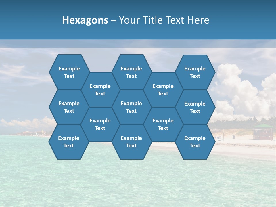 Attraction Peaceful Sandy PowerPoint Template